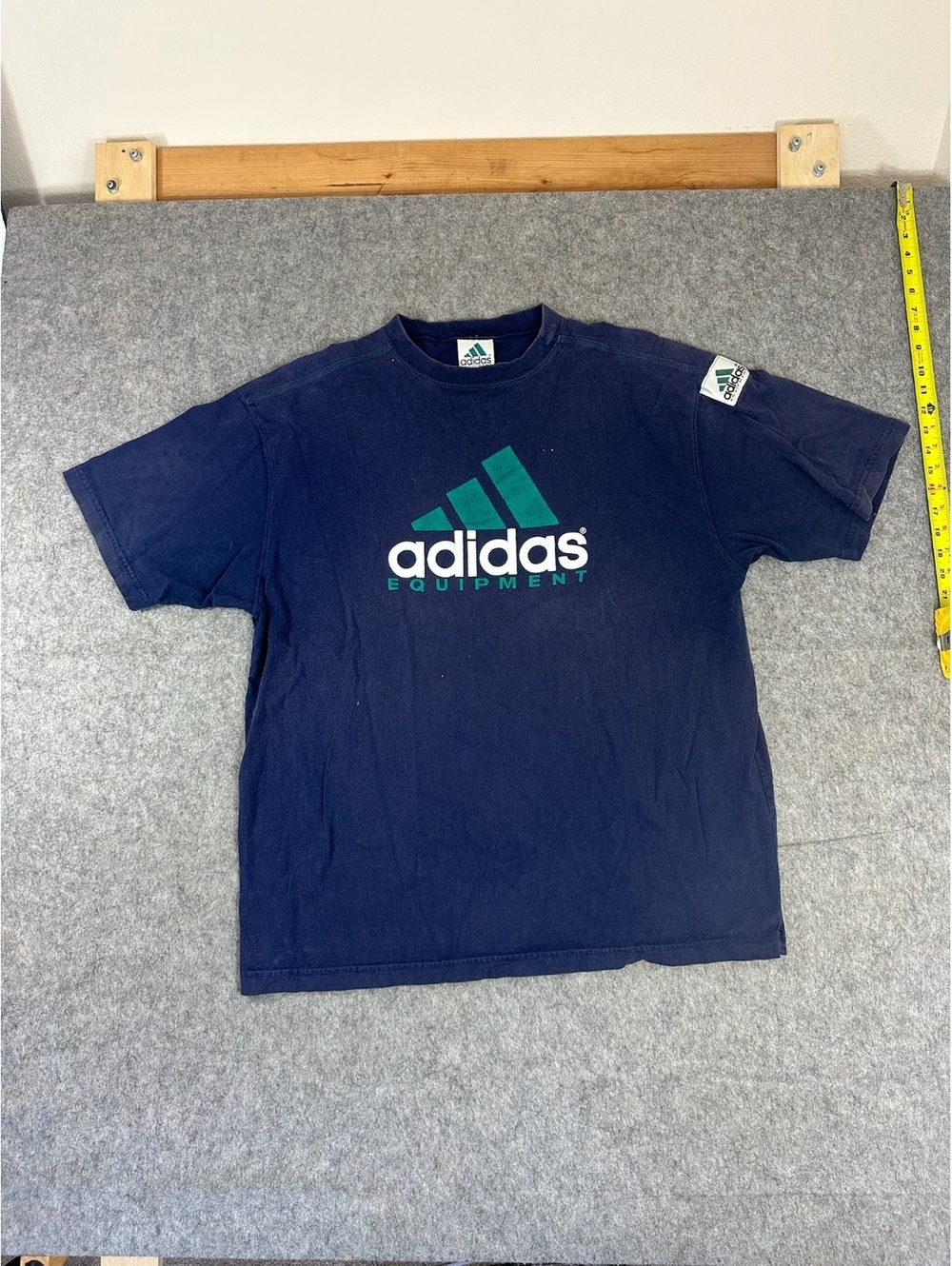 Vintage Adidas navy logo T-shirt Size XL